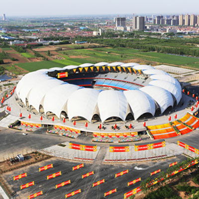 沧州市体育场鸟瞰图